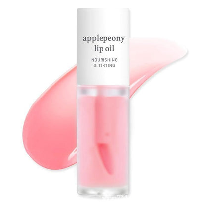 Apple Lip Oil Gloss – Plumping Hydration Lip Gloss, Non-Sticky Glass Shine, Long Lasting Moisturized Lips
