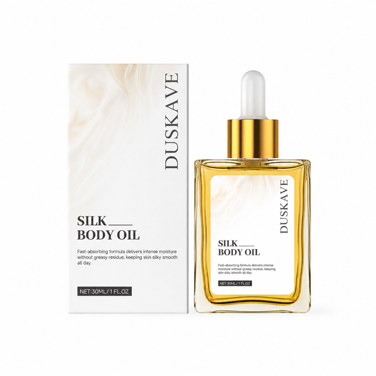 Duskave Age-Defying Silk Body Oil – Smooth, Firm & Radiant Skin