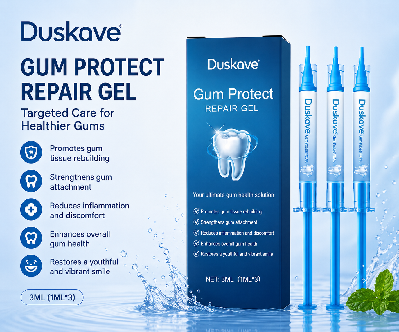 Duskave™ Gum Protect Repair Gel – Precision Daily Gum Care