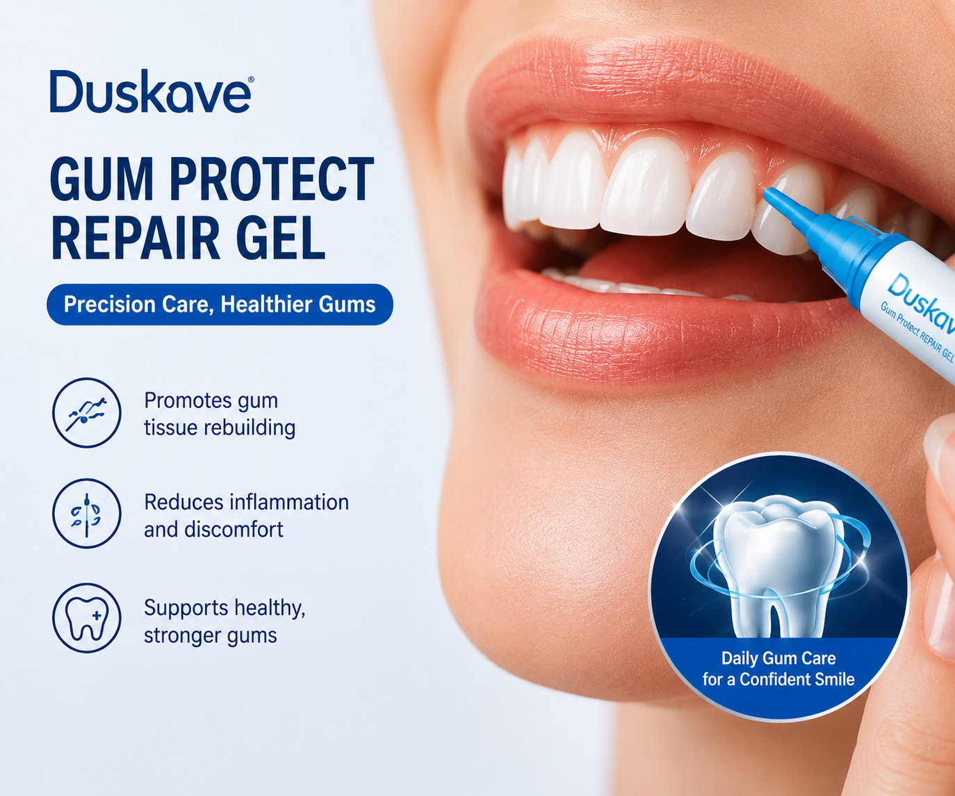 Duskave™ Gum Protect Repair Gel – Precision Daily Gum Care