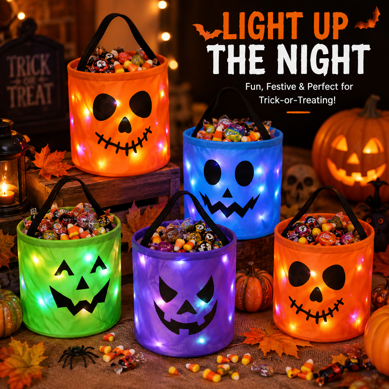 🎃 Turn Trick-or-Treating Into a Glowing Halloween Adventure! ✨