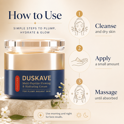 Duskave Age-Defying Multi-Peptide Face Cream – Firm, Plump & Restore Youthful-Looking Skin