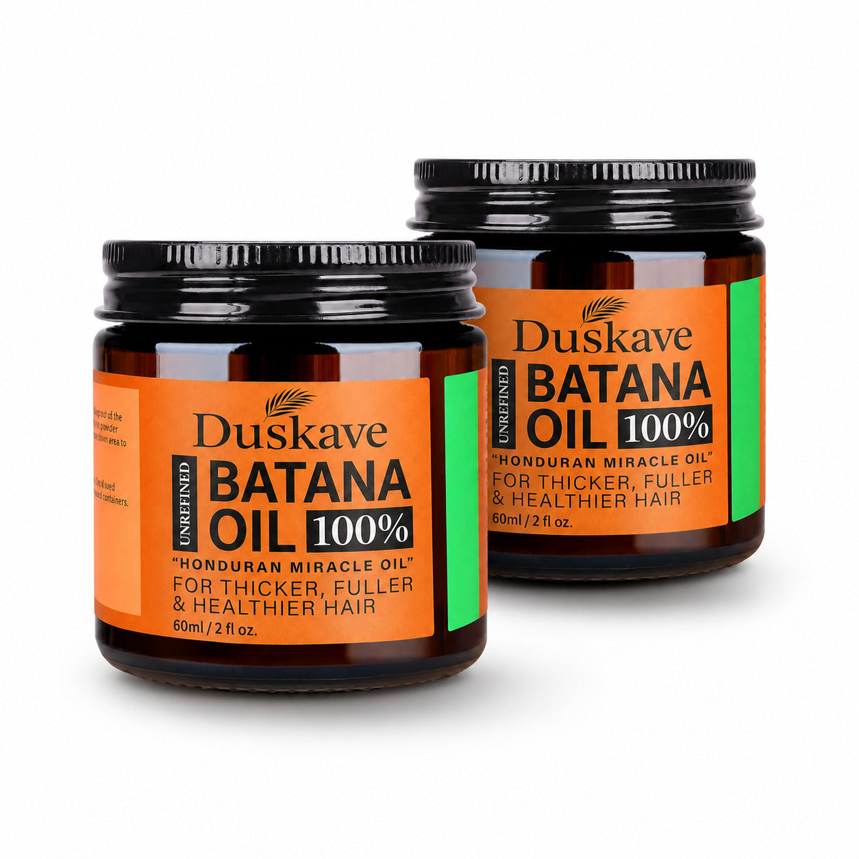 Duskave 100% Pure Honduran Batana Oil – Unrefined Hair Treatment for Fuller, Healthier-Looking Hair