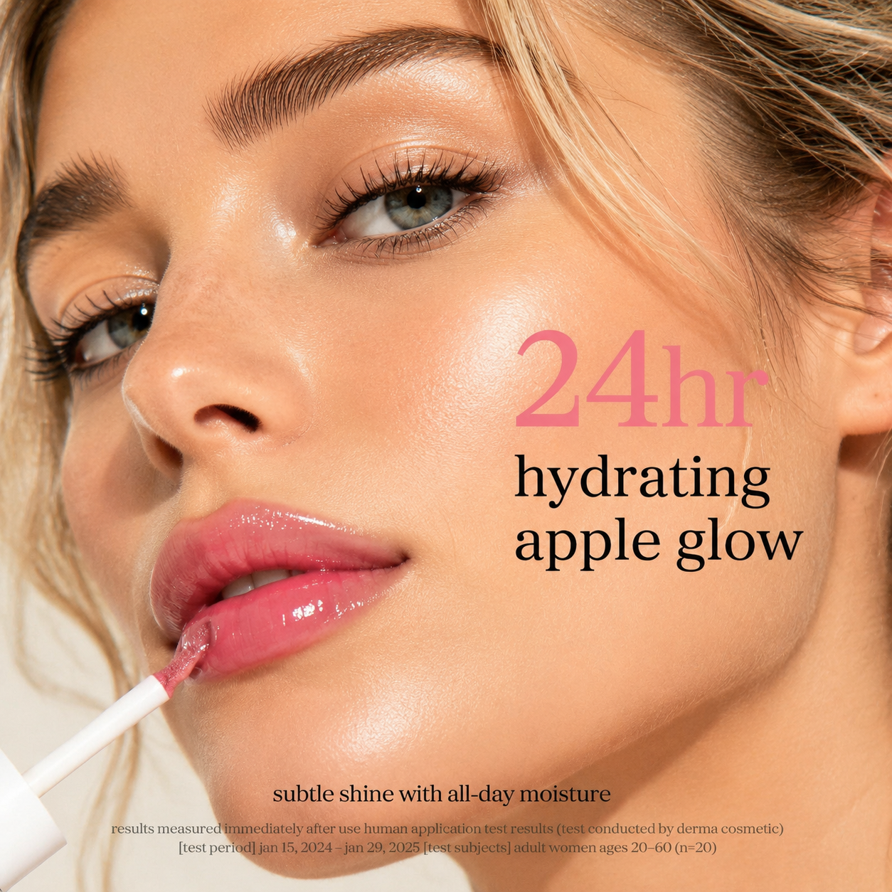 Apple Lip Oil Gloss – Plumping Hydration Lip Gloss, Non-Sticky Glass Shine, Long Lasting Moisturized Lips