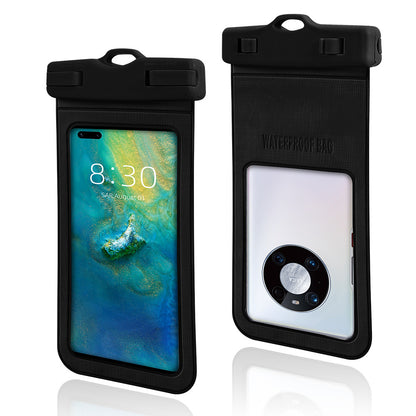 Universal Waterproof Phone Pouch with Touchscreen & Secure Lock for Swimming, Beach & Travel