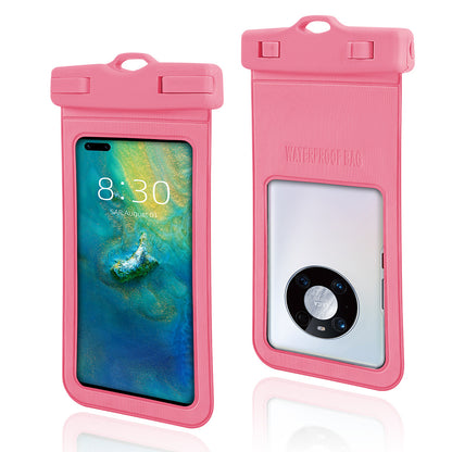 Universal Waterproof Phone Pouch with Touchscreen & Secure Lock for Swimming, Beach & Travel