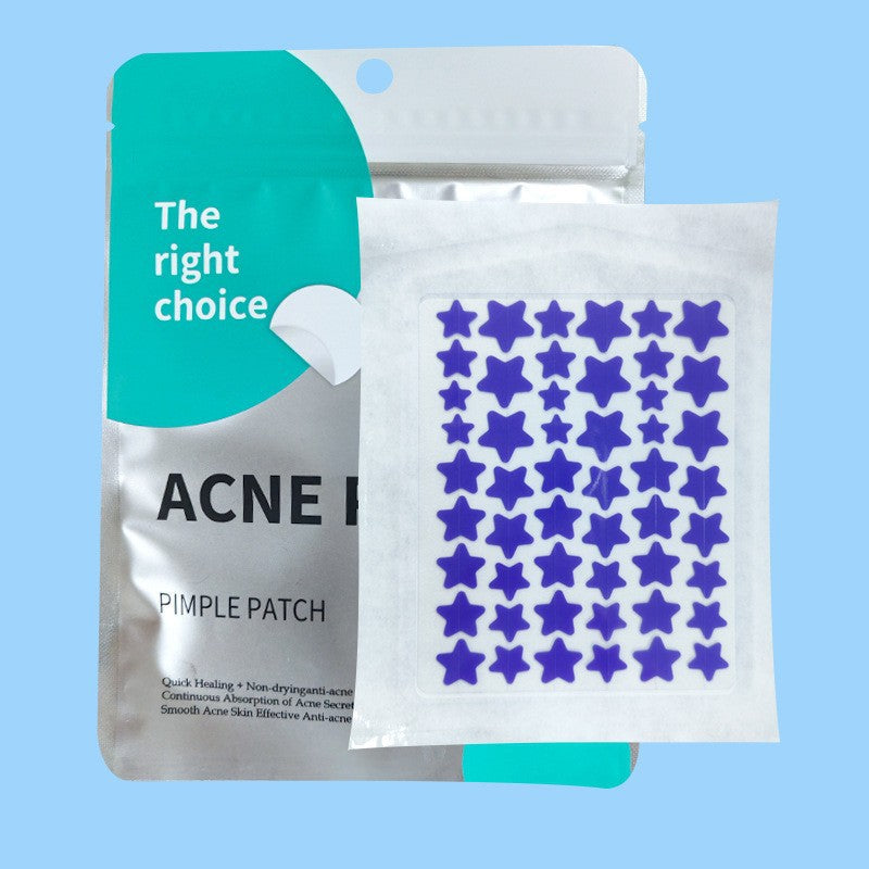 🌟 Duskave™ Colorful Star Pimple Patches – Cute Hydrocolloid Spot Care That Absorbs Gunk & Helps Flatten Breakouts – 40 Count